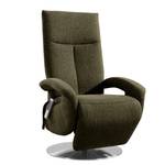 Fauteuil relax Leesburg Tissu Amra: Kaki - Fonction relaxation - Sans aide au redressement - Réglage électrique : 2 moteurs avec câble