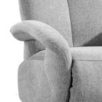 Fauteuil relax Leesburg Tissu Amra: Argent - Fonction relaxation - Sans aide au redressement - Réglage manuel