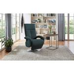 Relaxfauteuil Leesburg Platweefsel Amra: Blauwgrijs - Relaxfunctie - Zonder opstahulp - Handmatig verstelling