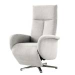 Fauteuil relax Nesebar II Tissu Olea: Argenté - Fonction relaxation - Sans aide au redressement - Réglage électrique : 2 moteurs avec batterie