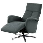 Fauteuil relax Nesebar II Tissu Olea: Gris foncé - Fonction relaxation - Sans aide au redressement - Réglage électrique : 2 moteurs avec batterie