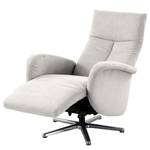 Fauteuil relax Nesebar II Tissu Olea: Argenté - Fonction relaxation - Avec aide au redressement - Réglage électrique : 2 moteurs avec câble