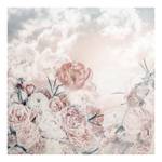 Papier peint intissé Blossom Clouds Intissé - Rose / Blanc
