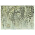 Fotomurale Palm Fronds Tessuto non tessuto - Verde / Blu