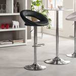 Chaise de bar Hemingway Noir / Chrome - Lot de 2