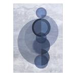 Tapis Dancer I Polyester - Bleu - 140 x 200 cm