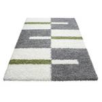 Tapis épais Fornax Polypropylène - Gris / Vert - 140 x 200 cm