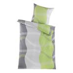 Beddengoed Felix polyester microvezel - groen/wit