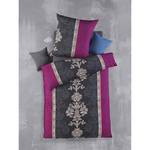 Parure de lit Sophie Polyester microfibre - Violet / Noir