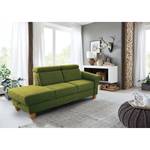 Chaise longue Eustis vlakweefsel - Platweefsel Amra: Pistache groen - Longchair vooraanzicht rechts