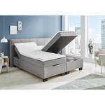 Lit boxspring Karlsborg Gris lumineux - 180 x 200cm