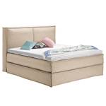 Premium Boxspringbett KINX Stoff KINX: Beige - 200 x 200cm - H3 - 130 cm