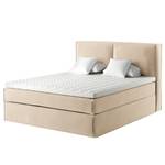 Premium boxspring KINX Velours Vaia: Beige - 180 x 200cm - H2 zacht - 130cm