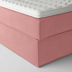 Premium boxspring KINX Velours Vaia: antiek roze - 160 x 200cm - H2 zacht - 130cm