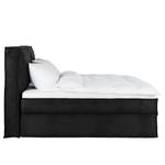 Lit boxspring Kinx Microfibre Kiani: Noir - 180 x 200cm - D2 souple - 130 cm