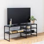 Tv-rek Coogee Eikenhouten zwartbruin look