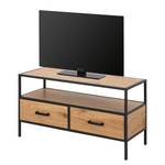 Tv-meubel Coogee II wild eikenhouten look/zwart