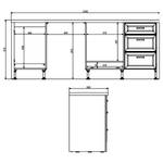 Cuisine Jasmund III Anthracite - Sans électroménager