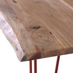 Table Penola Acacia massif / Fer - Acacia / Marron