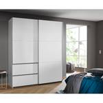 Armoire à portes coulissantes Sevilla I Blanc alpin - Largeur : 175 cm - Argenté