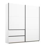 Armoire à portes coulissantes Sevilla I Blanc alpin - Largeur : 175 cm - Gris