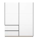 Armoire à portes coulissantes Sevilla I Blanc alpin - Largeur : 175 cm - Gris