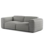 2-Sitzer Sofa HUDSON Bouclé Stoff Bony: Grau