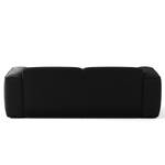 2-Sitzer Sofa HUDSON Microfaser Teda: Schwarz