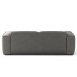 2-Sitzer Sofa HUDSON Microfaser Teda: Grau