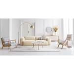 3-Sitzer Sofa HUDSON Bouclé Stoff Bony: Beige