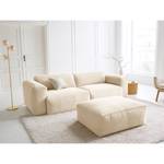 3-Sitzer Sofa HUDSON Bouclé Stoff Bony: Beige