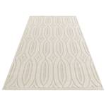 Laagpolig vloerkleed Optik Lantian polyester/polypropeen - Crème - 120 x 170 cm