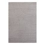Kurzflorteppich Optik Panglao Polyester / Polypropylen - Grau - 80 x 150 cm