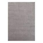 Laagpolig vloerkleed Optik Manipu polyester/polypropeen - Donkergrijs - 200 x 290 cm