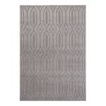 Laagpolig vloerkleed Optik Lantian polyester/polypropeen - Donkergrijs - 160 x 230 cm