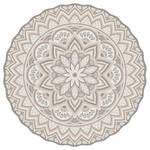 Vloerkleed vinyl Matteo II vinyl - beige - Diameter: 170 cm