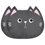 Kindertischset Katze (2er-Set) Vinyl - Grau