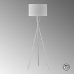 Staande lamp Pina textielmix/ijzer - 3 lichtbronnen - Grijs