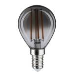 LED-Leuchtmittel Maxan Rauchglas / Metall - 1-flammig