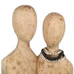 Sculptuur Pair mangohout - bruin - 27cm x 37cm x 9cm