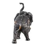 Statuette Steampunk Éléphant Résine - Argenté - 28 x 23 x 14 cm