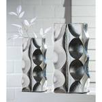 Vase Titan Aluminium - Silber - 21cm x 36cm x 7cm - 21 x 36 cm