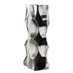 Vase Titan Aluminium - Silber - 21cm x 36cm x 7cm - 21 x 36 cm