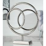 Skulptur Ringe Aluminium - Silber - 32cm x 39cm x 9cm