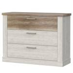 Kommode Ludwig Beige - Weiß - Holzwerkstoff - 120 x 90 x 41 cm