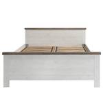 Bedframe Ludwig II Beige - Wit - Plaatmateriaal - 169 x 86 x 207 cm