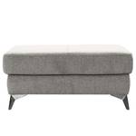 Gestoffeerde hocker Dearborn Chenille Alix: Grijs