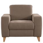 Fauteuil Gothem Geweven stof Palila: Nougatkleurig