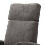 Relaxfauteuil Gosport Microvezel Flavie: Grijs - Relaxfunctie - Zonder opstahulp - Elektrisch verstelbaar: 2 motoren met accu