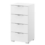 Buffet SKØP x4 Blanc alpin - Largeur : 40 cm - Chrome